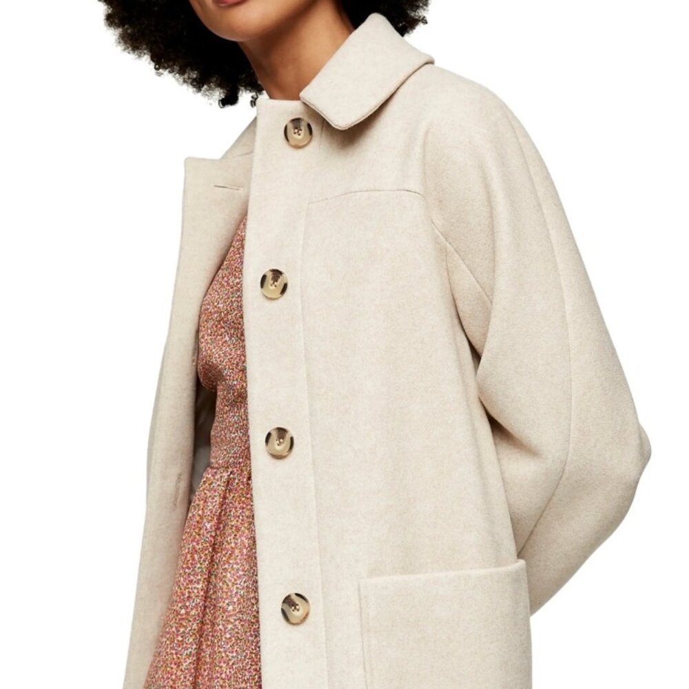 Topshop Oregon Car Coat | Size: US 2